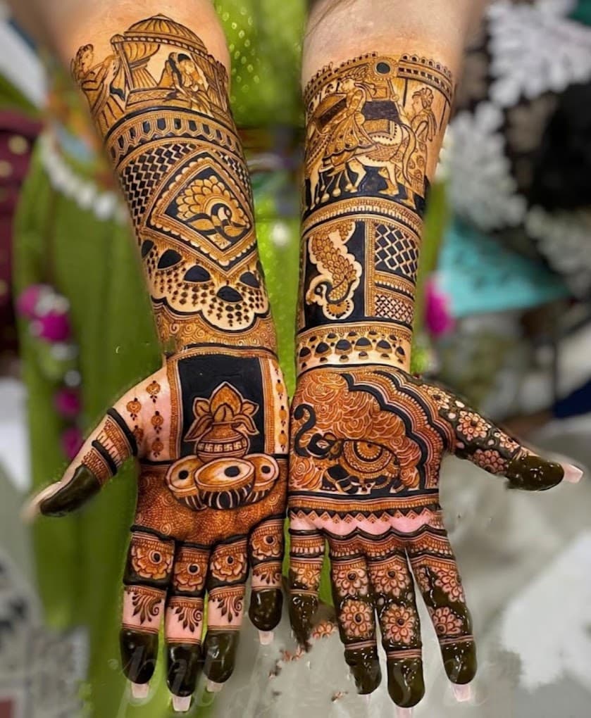 Mehandi Art By Mohit Kumar