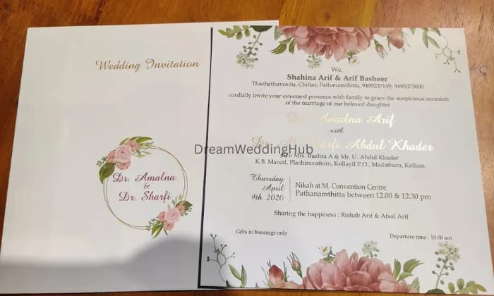 Matson wedding cards