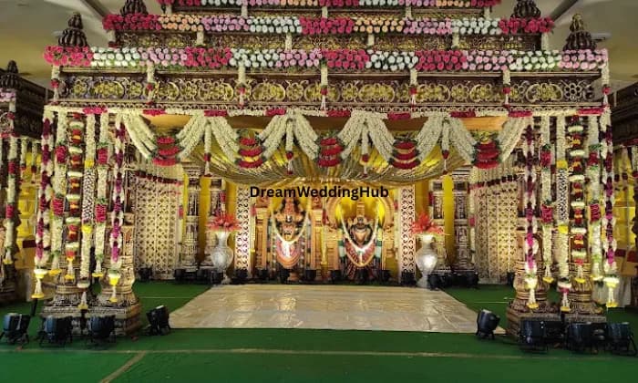 S V decorated wedding coconut