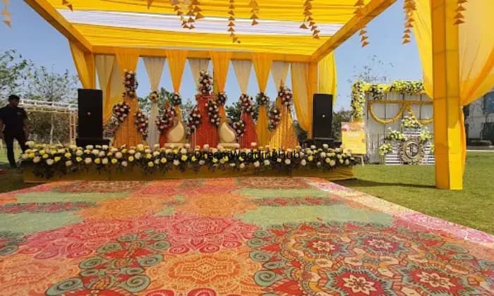 Pari tent and birthday party decoration