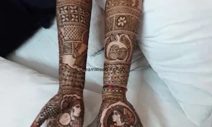 Krishna  Mehendi  Art